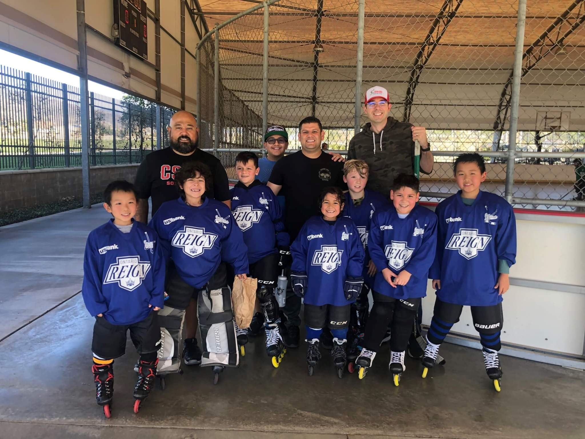 Youth Roller Hockey team picture