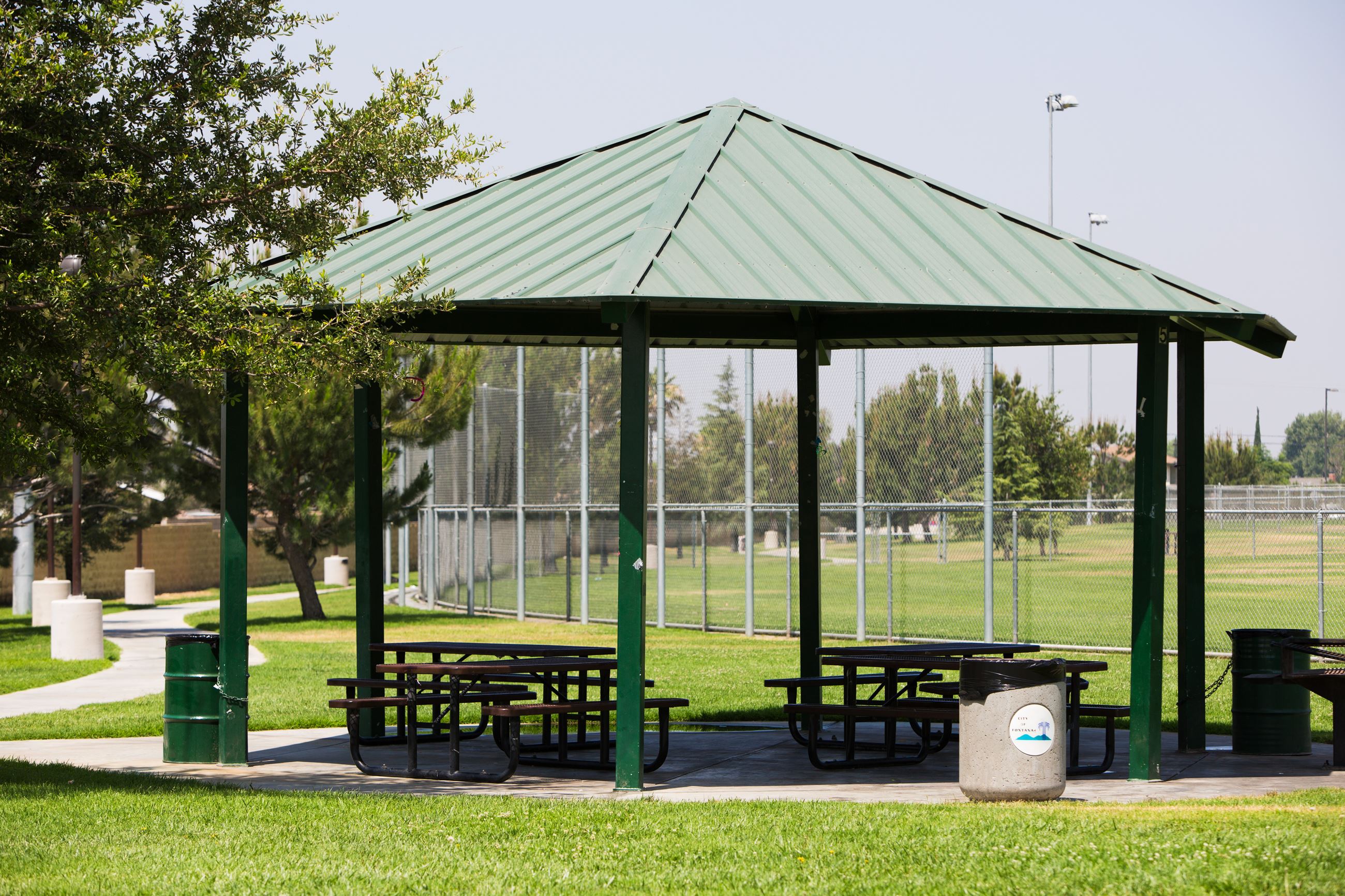 Photo of a picnic shelter at Jack Bulik Park